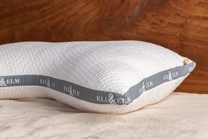 Eli & Elm Cotton Side-Sleeper Pillow