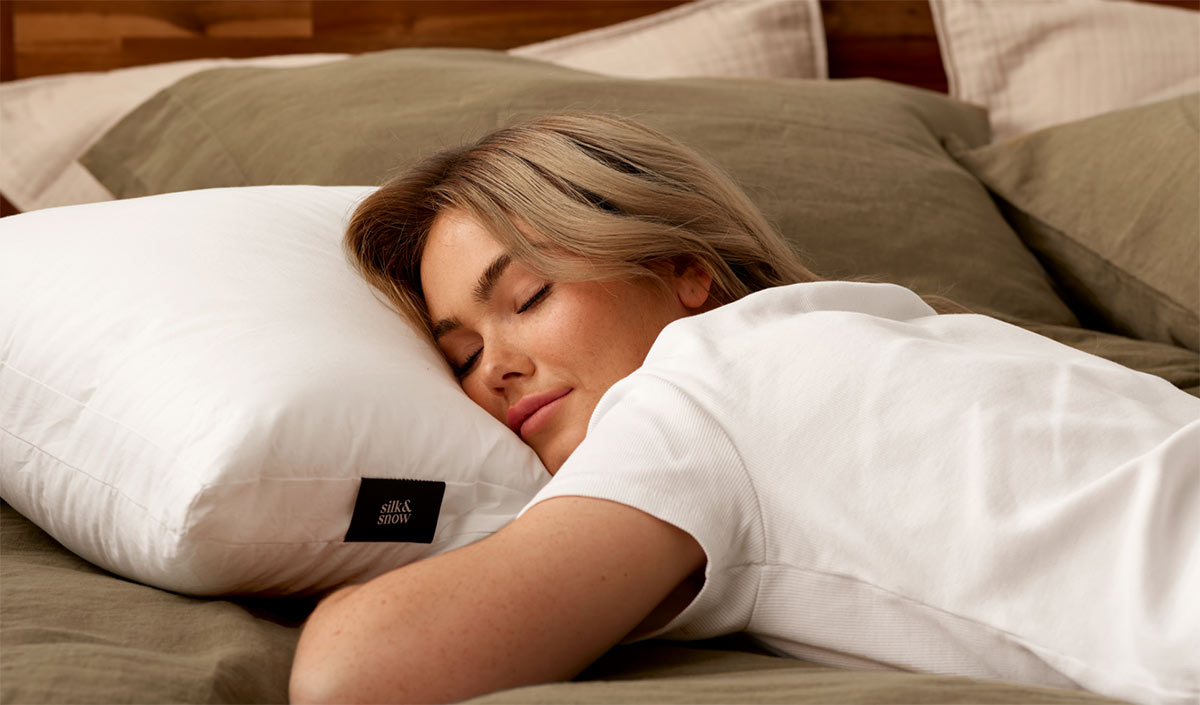 The Silk & Snow Pillow