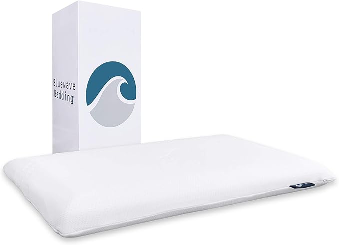 Bluewave Bedding Hyper Slim Gel Memory Foam Pillow