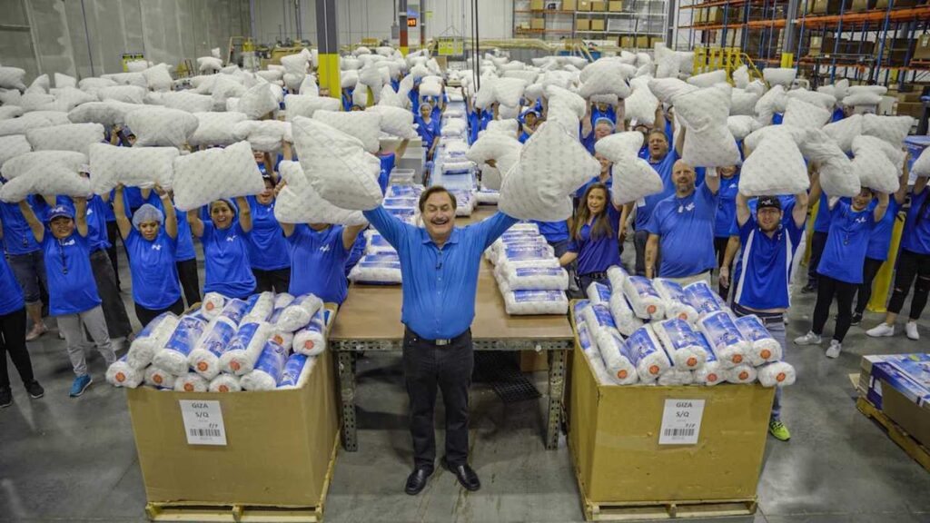 Pillows Stored in Factory