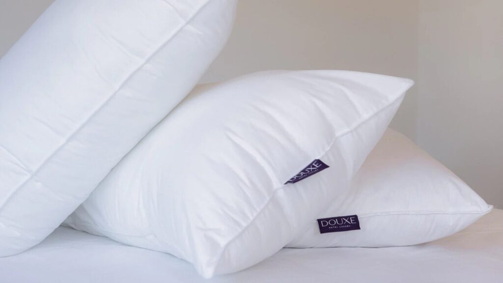 hotel white pillows