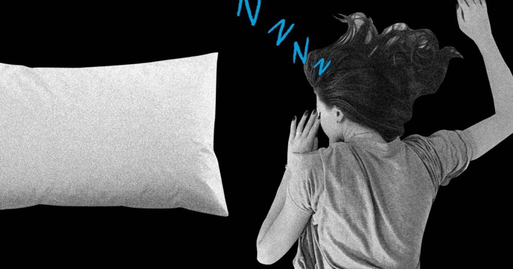 sleeping without a pillow