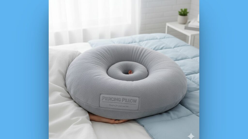 Piercing pillow
